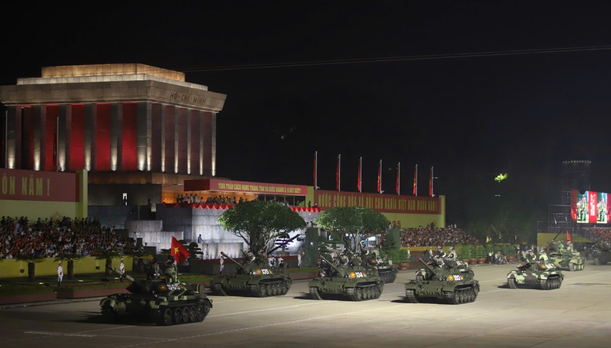 TRỰC TIẾP: Sơ duyệt cấp Nhà nước lễ diễu binh, diễu hành A80