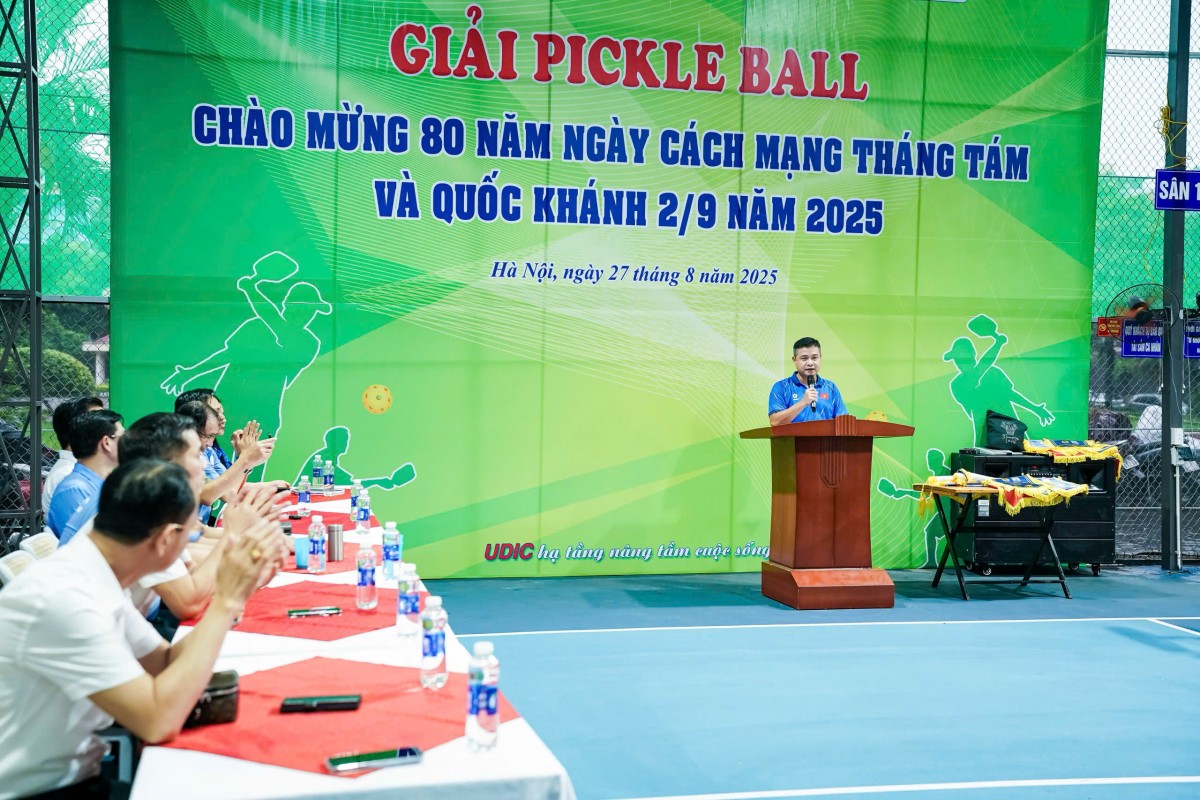 Sôi nổi Giải Pickleball UDIC năm 2025 Sôi nổi Giải Pickleball UDIC năm 2025