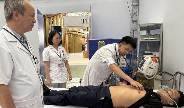 Sẵn sàng đáp ứng y tế phục vụ tổ chức Triển lãm thành tựu kinh tế - xã hội