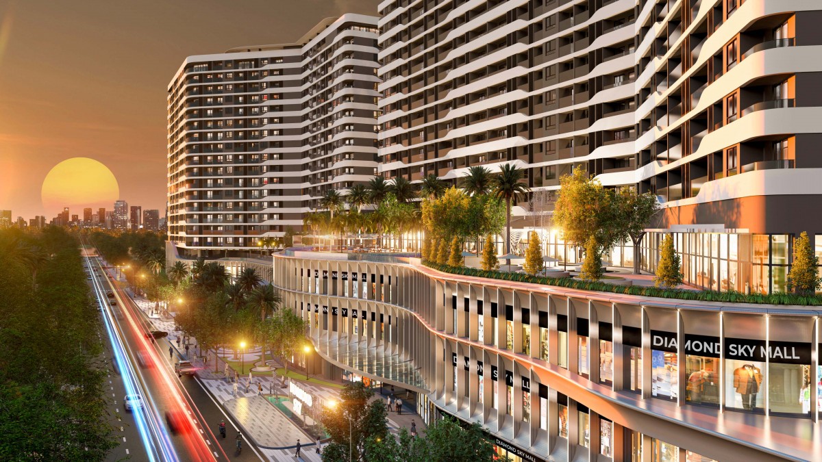 Diamond Sky: Mô hình phức hợp căn hộ và trung tâm thương mại - từ thế giới đến TP.HCM