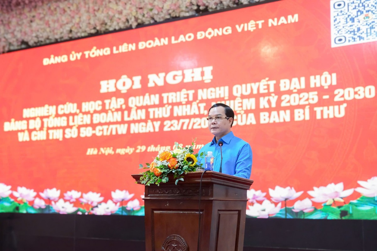 Sớm đưa Nghị quyết Đại hội Đảng bộ Tổng LĐLĐ Việt Nam lần thứ I đi vào cuộc sống