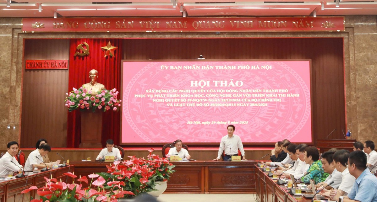 Hà Nội phát huy vai trò đầu tàu, dẫn dắt cả nước trong lĩnh vực khoa học, công nghệ và đổi mới sáng tạo