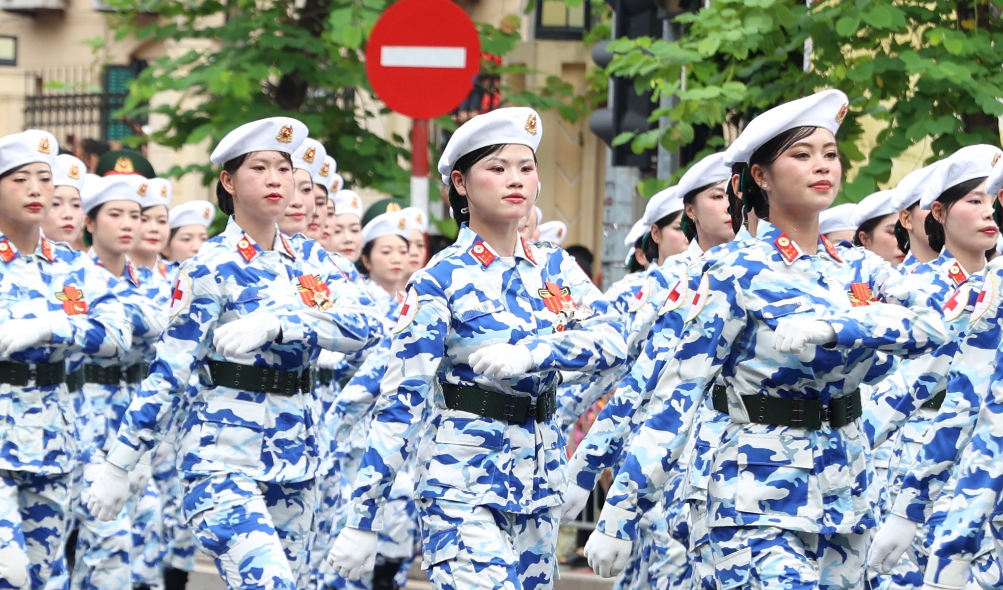 Ấn tượng hình ảnh các khối tham gia diễu binh, diễu hành A80