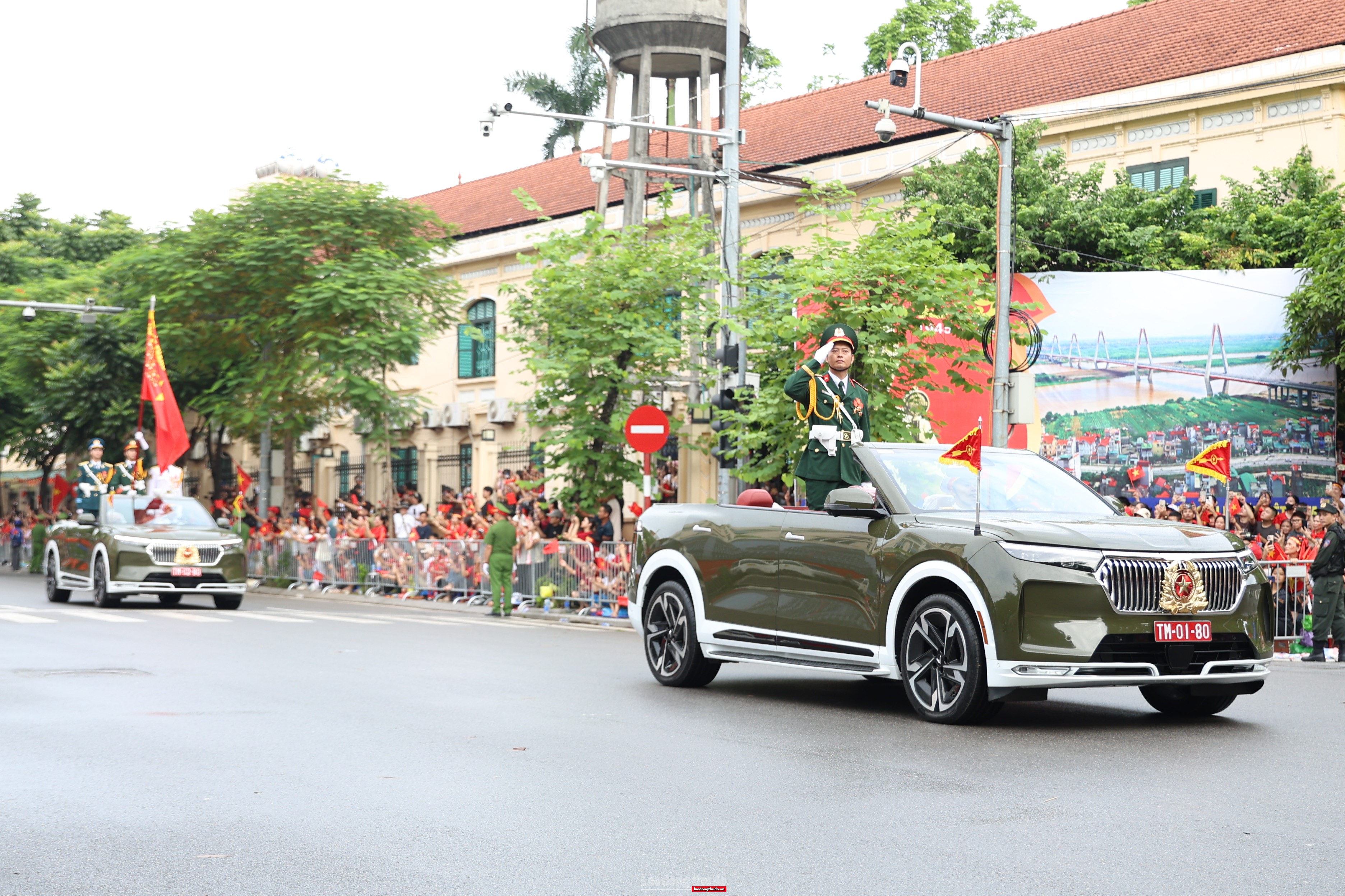 Ấn tượng hình ảnh các khối tham gia diễu binh, diễu hành A80