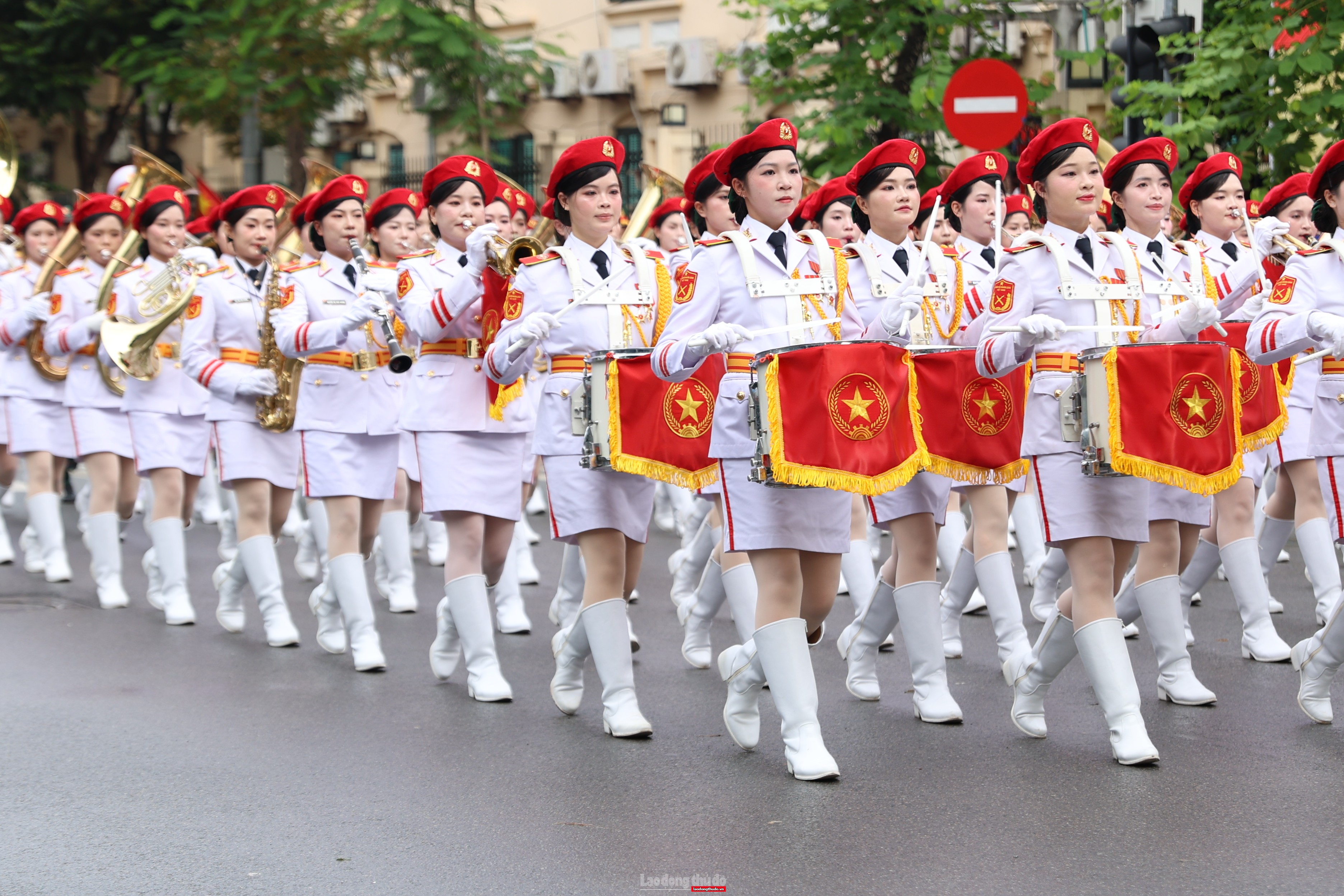 Ấn tượng hình ảnh các khối tham gia diễu binh, diễu hành A80