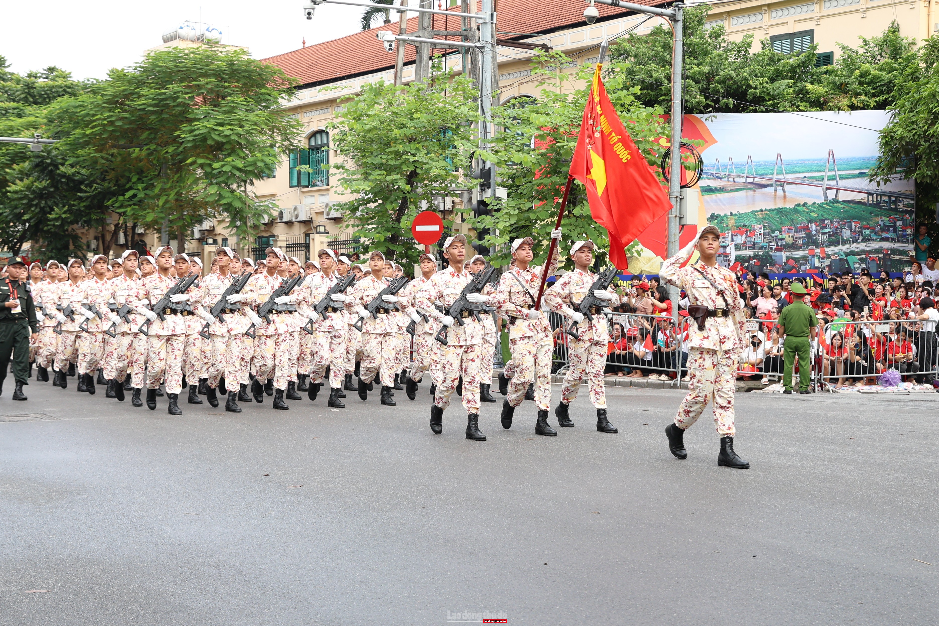 Ấn tượng hình ảnh các khối tham gia diễu binh, diễu hành A80