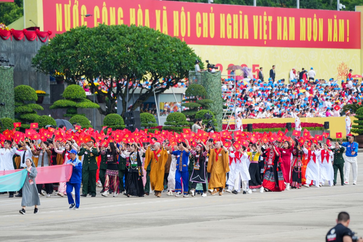 Sức mạnh và tinh thần đại đoàn kết dân tộc trong buổi tổng duyệt A80