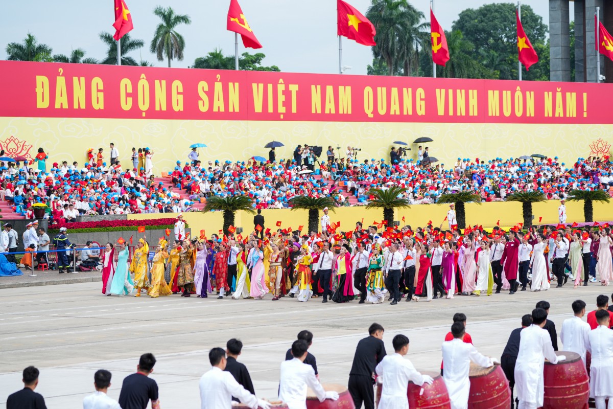 Sức mạnh và tinh thần đại đoàn kết dân tộc trong buổi tổng duyệt A80