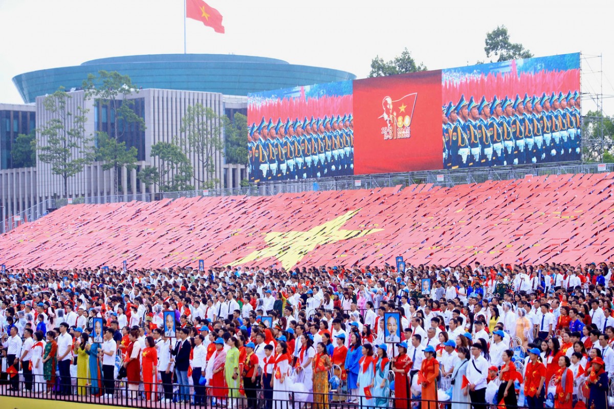 Sức mạnh và tinh thần đại đoàn kết dân tộc trong buổi tổng duyệt A80