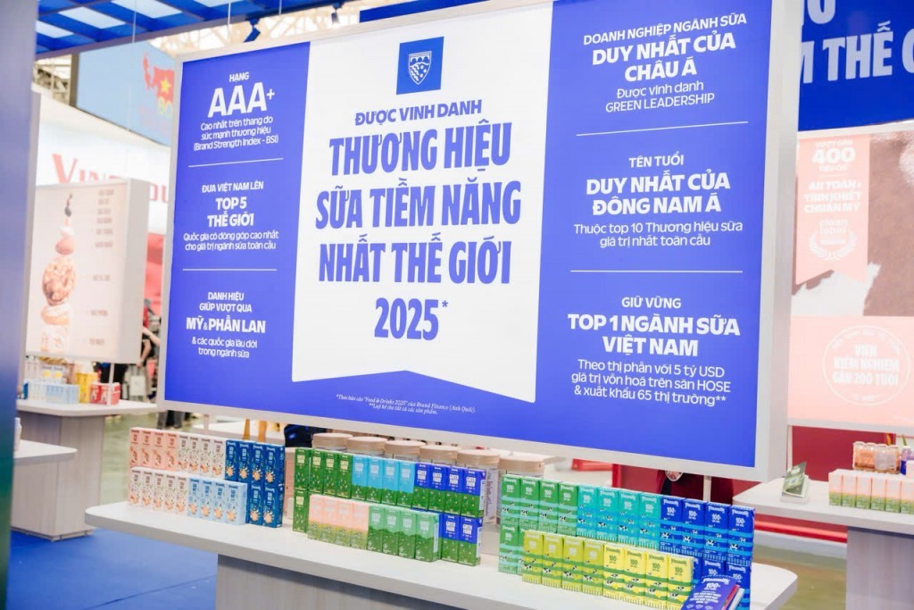 Vinamilk tạo điểm nhấn tại Triển lãm thành tựu đất nước 80 năm