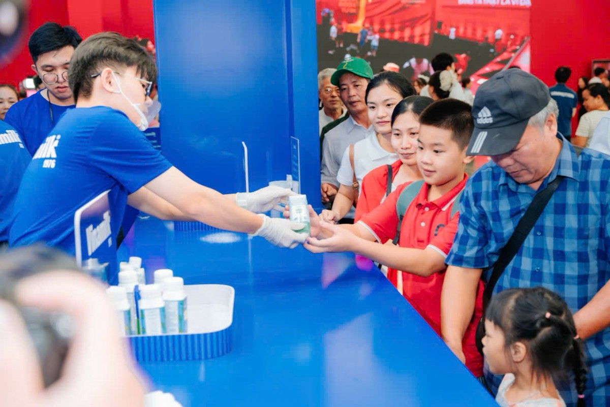 Vinamilk tạo điểm nhấn tại Triển lãm thành tựu đất nước 80 năm