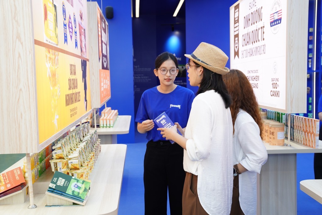 Vinamilk tạo điểm nhấn tại Triển lãm thành tựu đất nước 80 năm