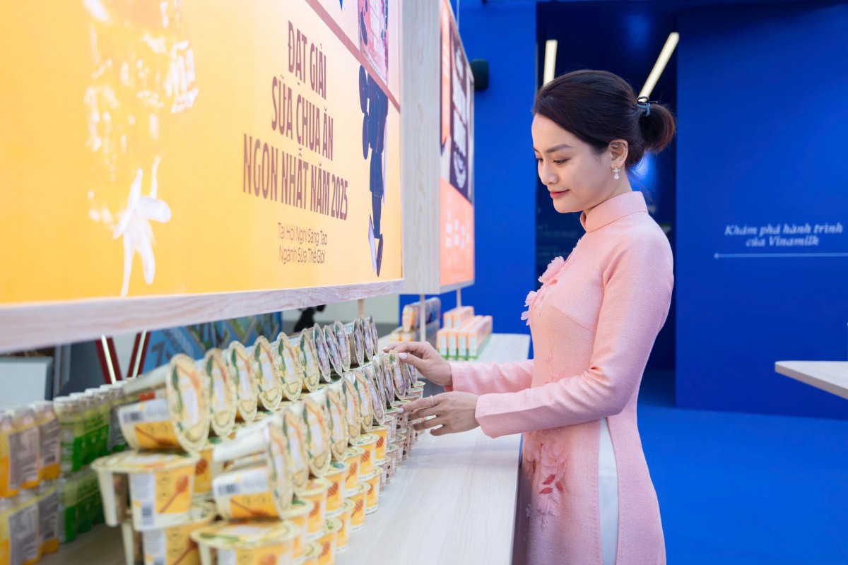 Vinamilk tạo điểm nhấn tại Triển lãm thành tựu đất nước 80 năm