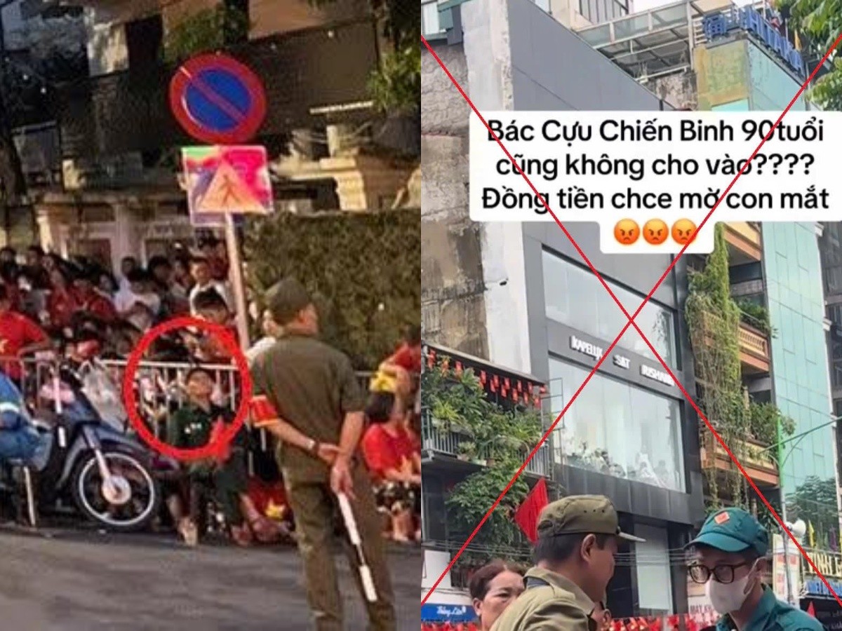 Xử phạt trường hợp tung tin sai sự thật về cựu chiến binh xem diễu binh, diễu hành A80