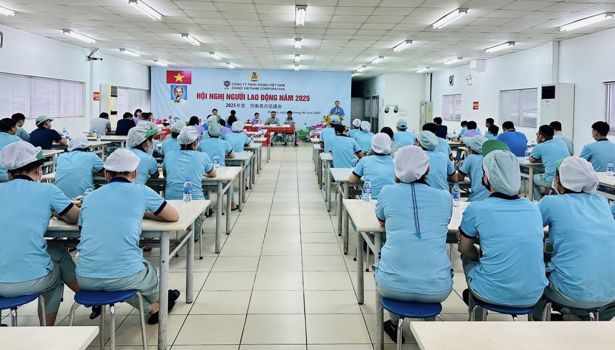 Công đoàn Công ty TNHH Ogino Việt Nam: Điểm tựa vững chắc của người lao động