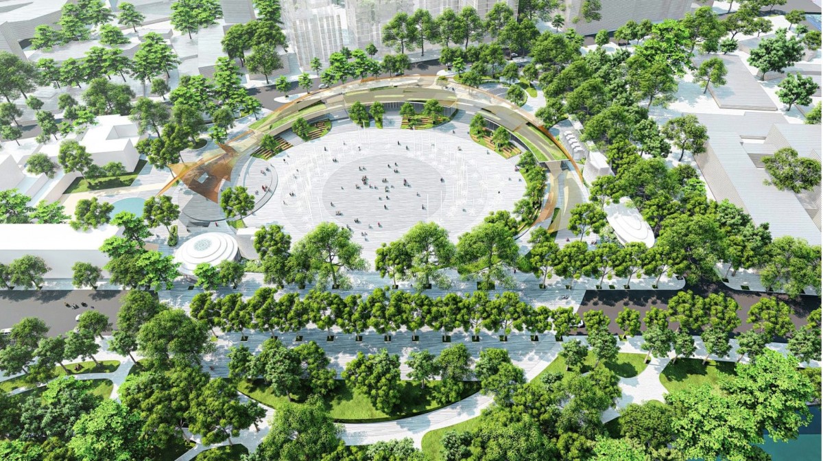 Hé lộ hình hài quảng trường phía Đông hồ Hoàn Kiếm và ga ngầm C9