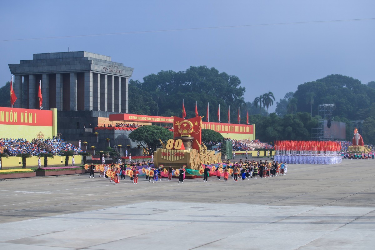 Hào hùng Lễ diễu binh, diễu hành kỷ niệm 80 năm Quốc khánh