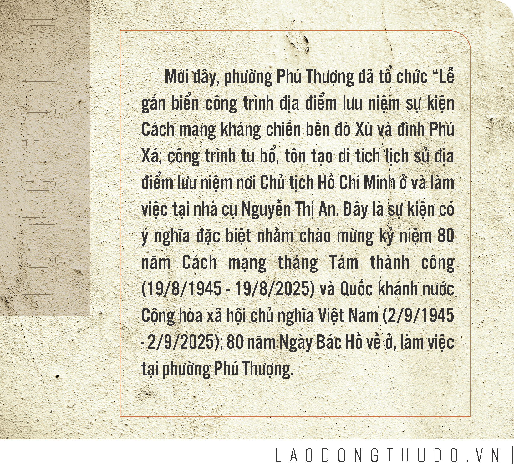 Nơi Bác Hồ dừng chân đầu tiên tại Hà Nội sau khi trở về từ Việt Bắc