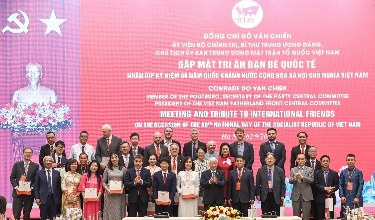 Gặp mặt tri ân bạn bè quốc tế nhân kỷ niệm 80 năm Quốc khánh nước Cộng hòa xã hội chủ nghĩa Việt Nam