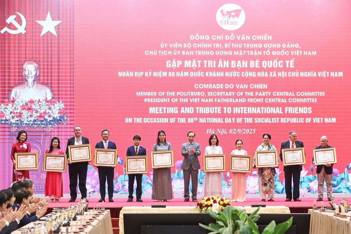 Gặp mặt tri ân bạn bè quốc tế nhân kỷ niệm 80 năm Quốc khánh nước Cộng hòa xã hội chủ nghĩa Việt Nam