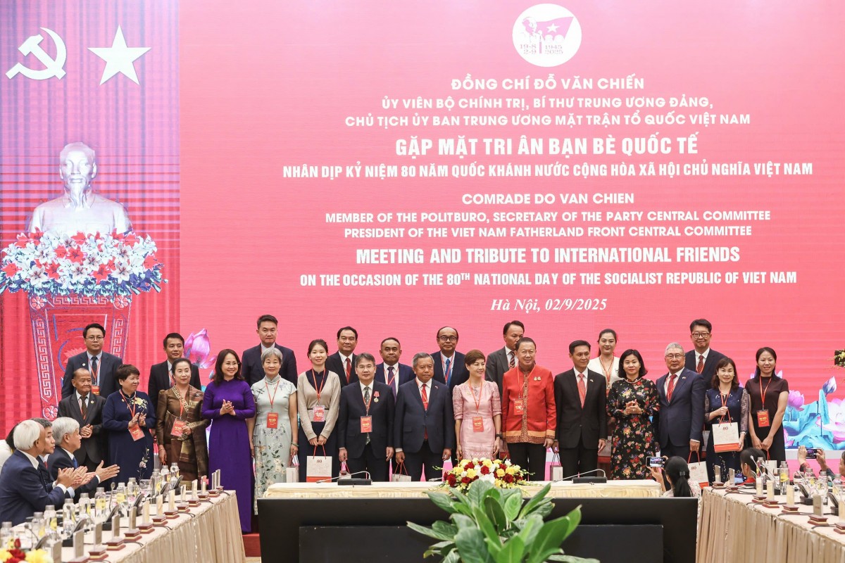Gặp mặt tri ân bạn bè quốc tế nhân kỷ niệm 80 năm Quốc khánh nước Cộng hòa xã hội chủ nghĩa Việt Nam