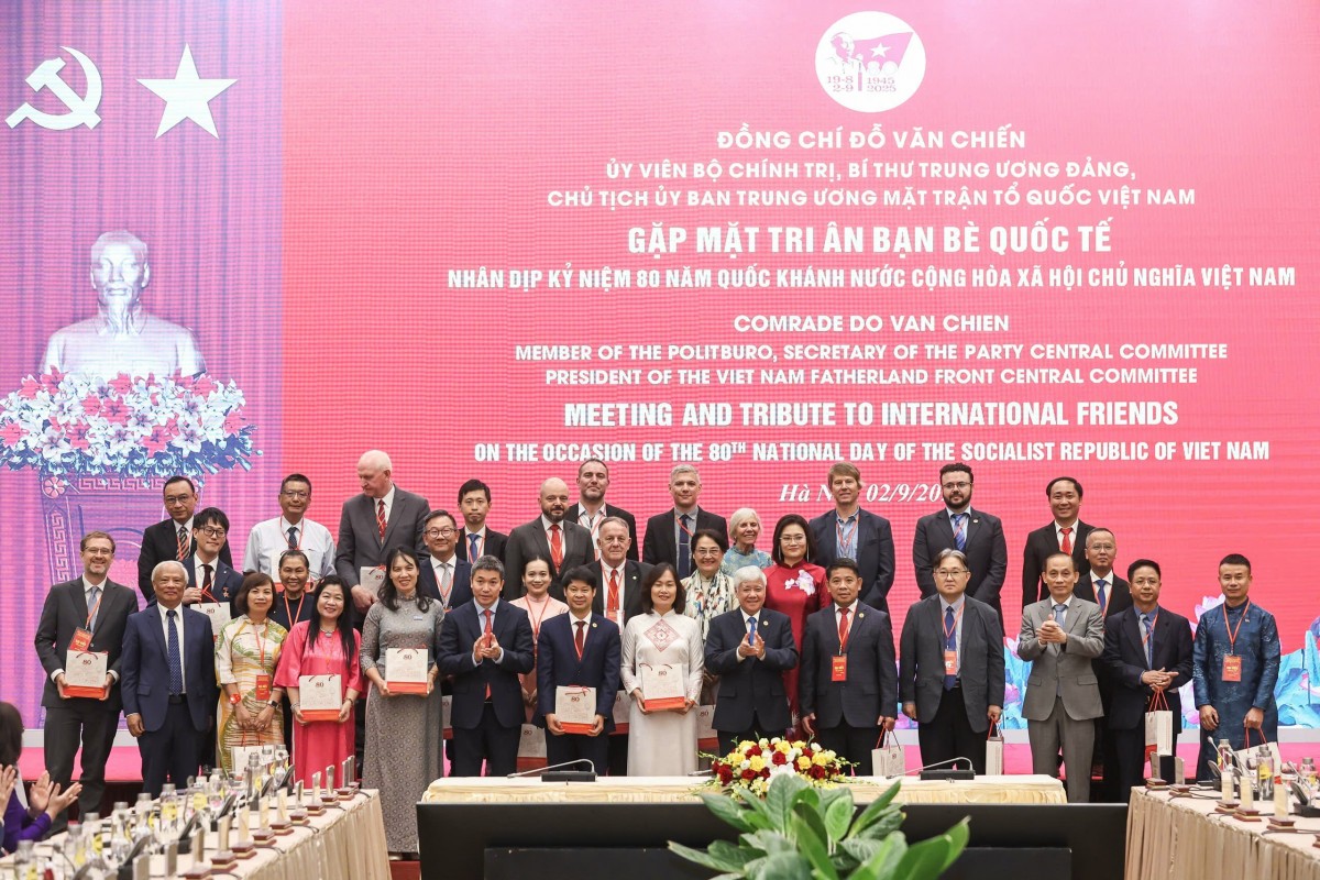 Gặp mặt tri ân bạn bè quốc tế nhân kỷ niệm 80 năm Quốc khánh nước Cộng hòa xã hội chủ nghĩa Việt Nam