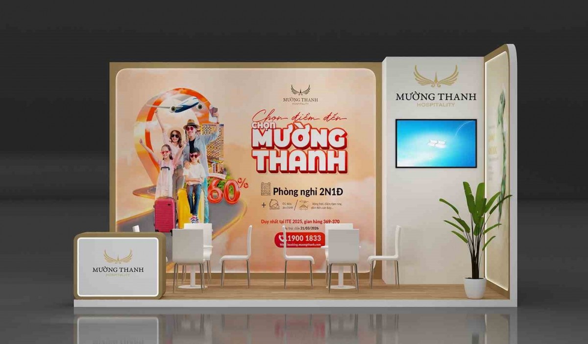 Tập đoàn Mường Thanh tiếp tục mang đến những “lựa chọn vàng” cho du khách tại ITE HCMC 2025