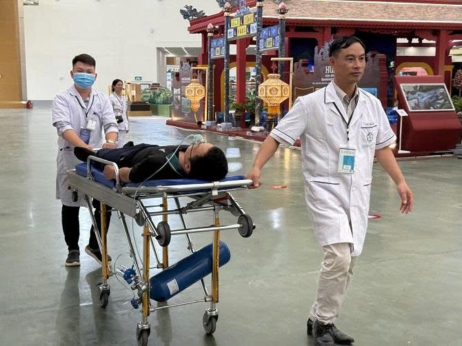 Hơn 400 ca cấp cứu được xử trí kịp thời tại Trung tâm Triển lãm Quốc gia