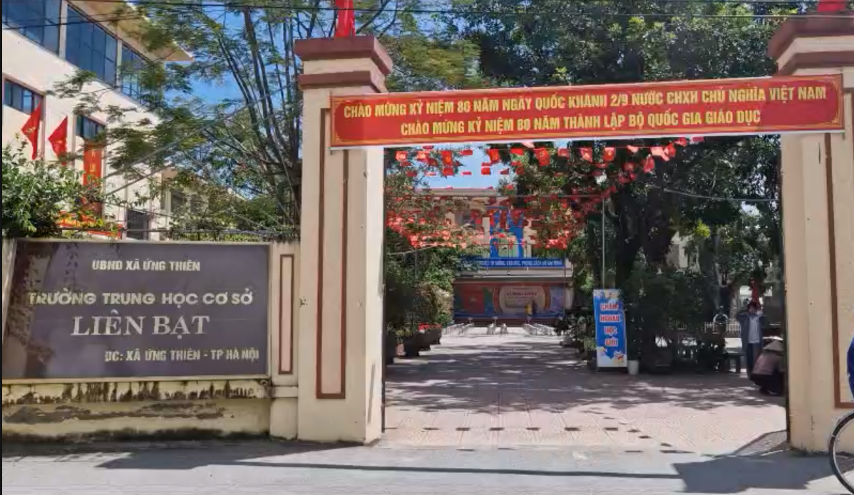 Xã Ứng Thiên sẵn sàng cho ngày tự trườngg, chuẩn bị chu đáo cho năm học mới