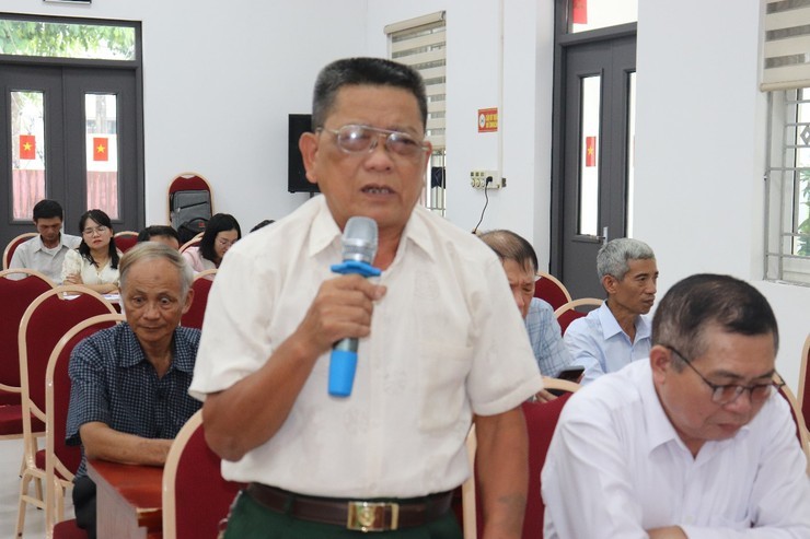 Hội nghị đóng góp ý kiến cho dự thảo Báo cáo chính trị trình Đại hội MTTQ Việt Nam xã Thuận An nhiệm kỳ 2025 -  2030