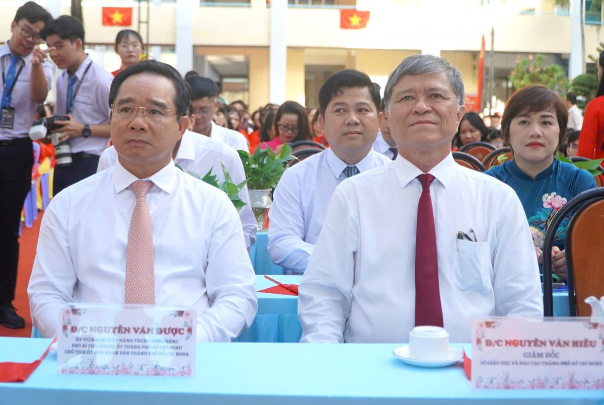 Lãnh đạo TP.HCM dự lễ khai giảng năm học mới 2025 - 2026