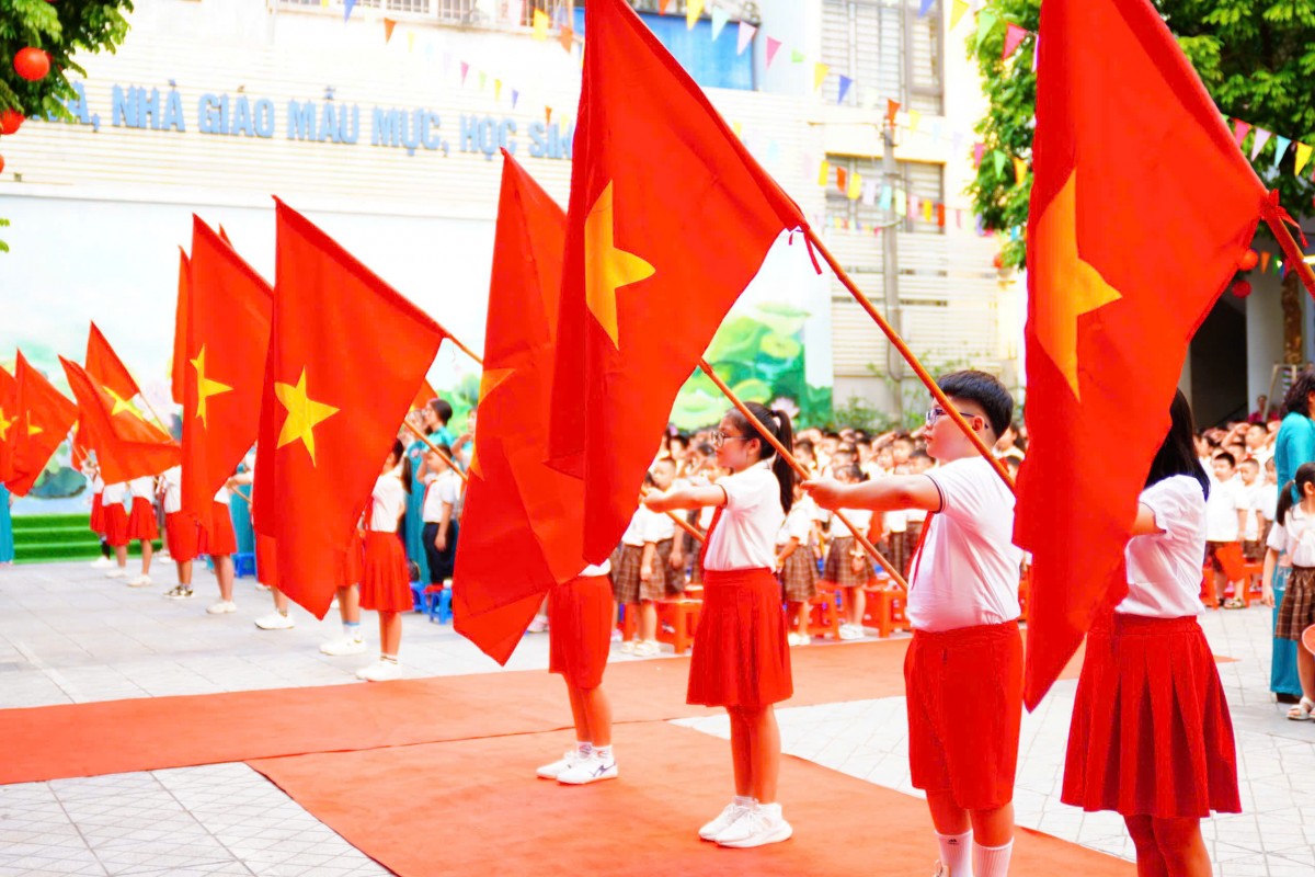 Học sinh Thủ đô háo hức đón Lễ khai giảng năm học mới