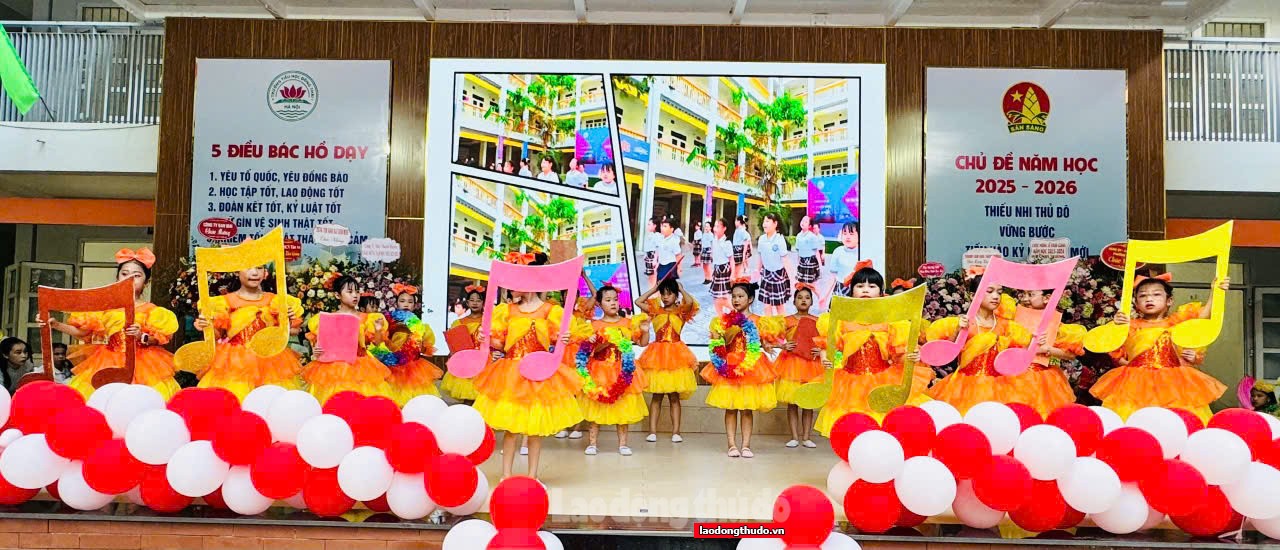 Học sinh Thủ đô háo hức đón Lễ khai giảng năm học mới