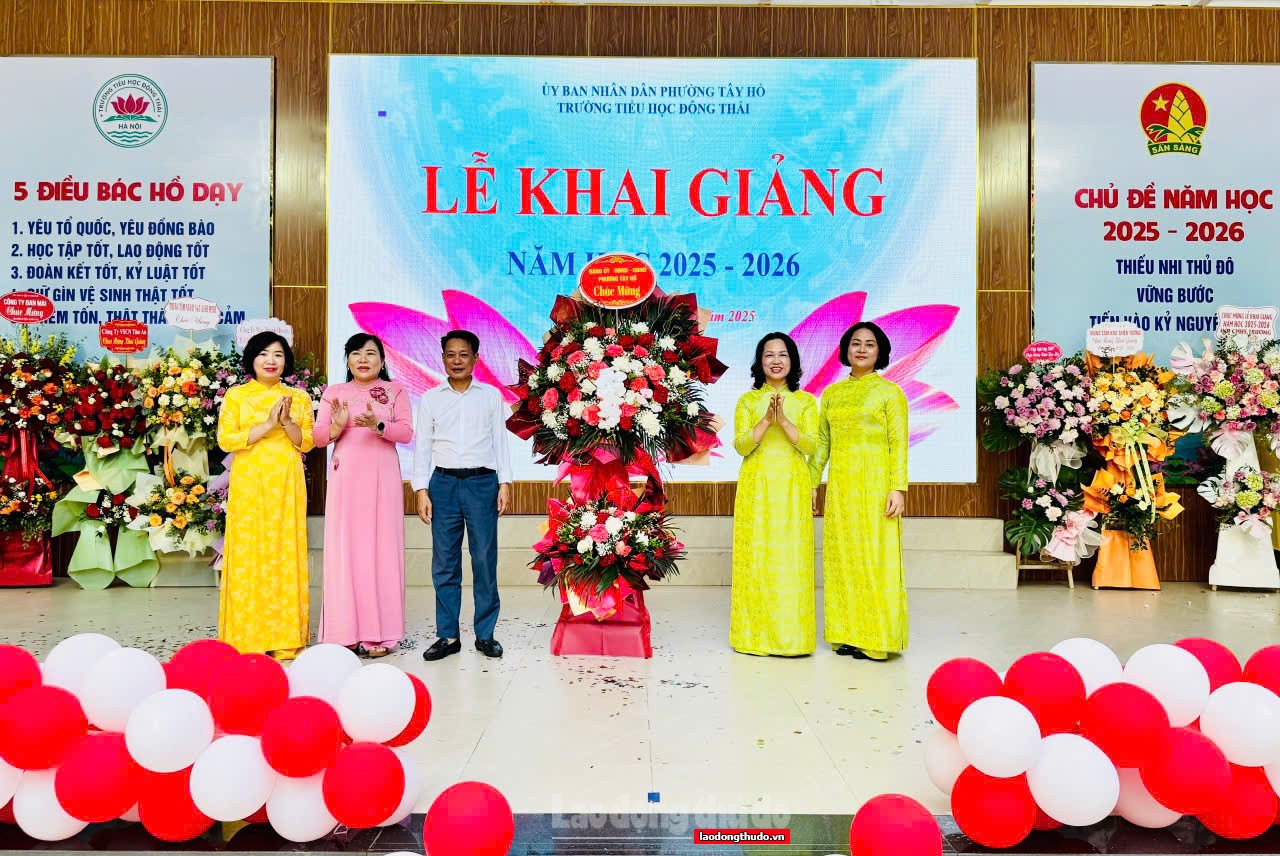 Học sinh Thủ đô háo hức đón Lễ khai giảng năm học mới