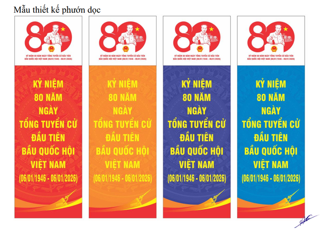 Phê duyệt biểu trưng kỷ niệm 80 năm Ngày Tổng tuyển cử đầu tiên bầu Quốc hội Việt Nam