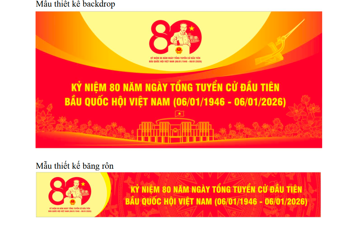 Phê duyệt biểu trưng kỷ niệm 80 năm Ngày Tổng tuyển cử đầu tiên bầu Quốc hội Việt Nam