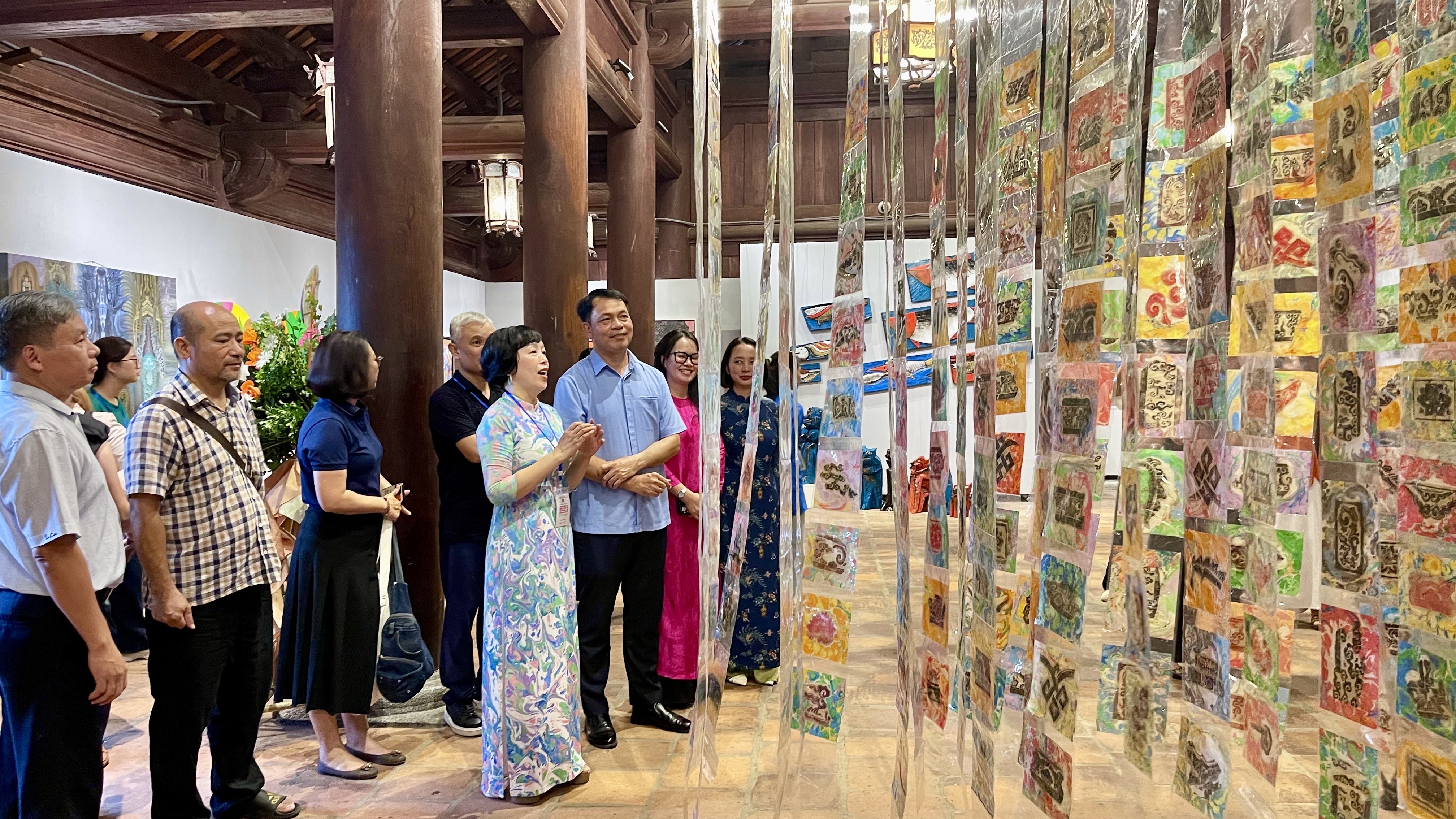 Triển lãm mỹ thuật quốc tế tại Văn Miếu - Quốc Tử Giám: Lan tỏa cảm hứng sáng tạo và tình hữu nghị