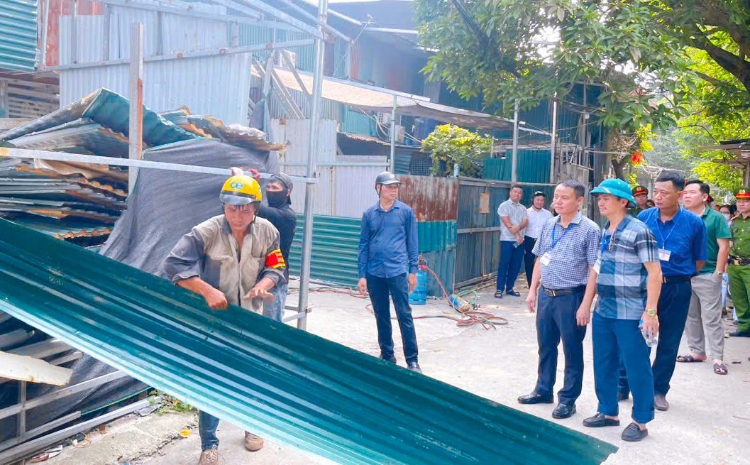 Phường Thanh Liệt kiên quyết xử lý dứt điểm các công trình vi phạm