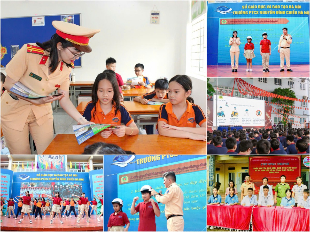 Hà Nội đẩy mạnh tuyên truyền pháp luật, an toàn giao thông đầu năm học mới