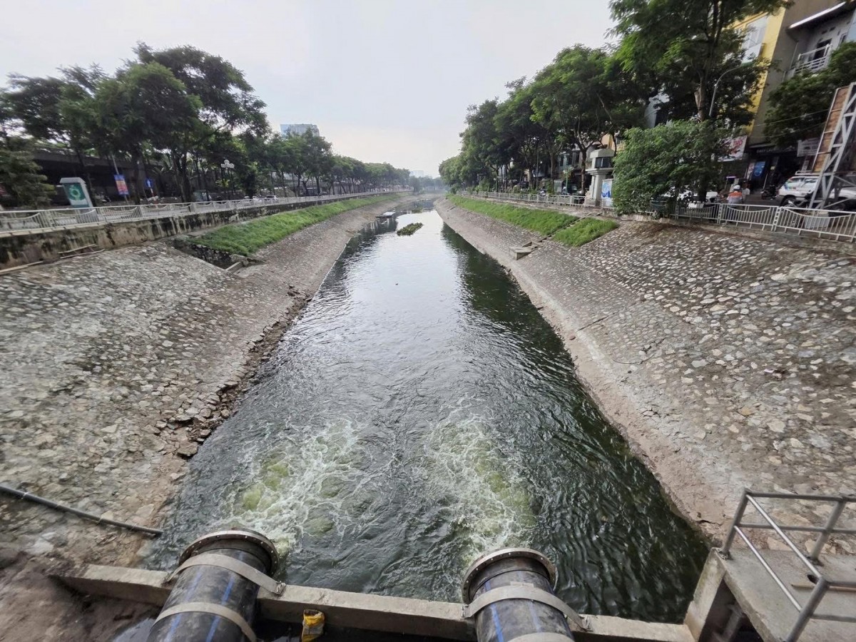 Chính thức dẫn nước hồ Tây vào sông Tô Lịch