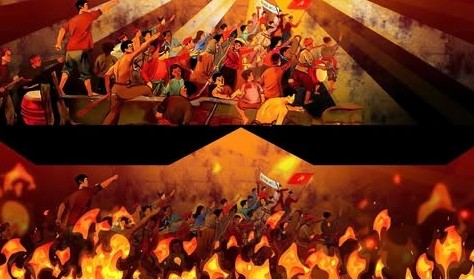 Tái hiện đêm Lửa Xô Viết tại Bảo tàng Nghệ An