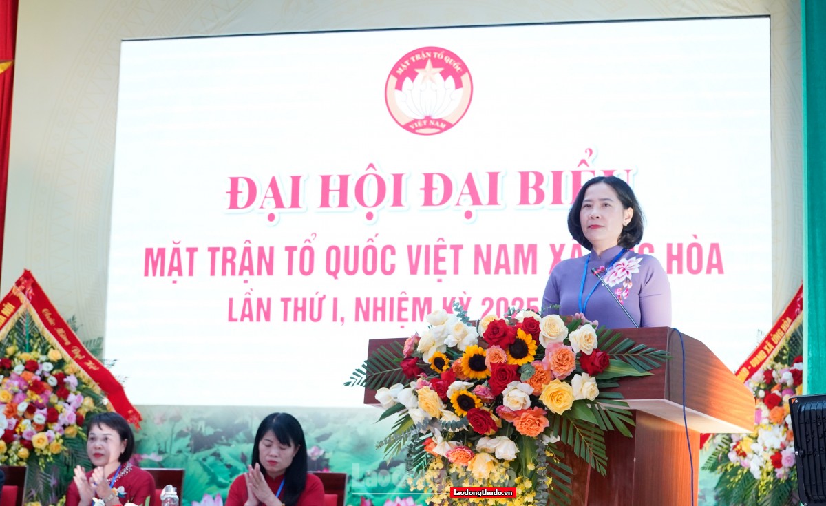 Đại hội MTTQ xã Ứng Hòa: Tăng cường khối đại đoàn kết, quyết tâm xây dựng quê hương giàu đẹp