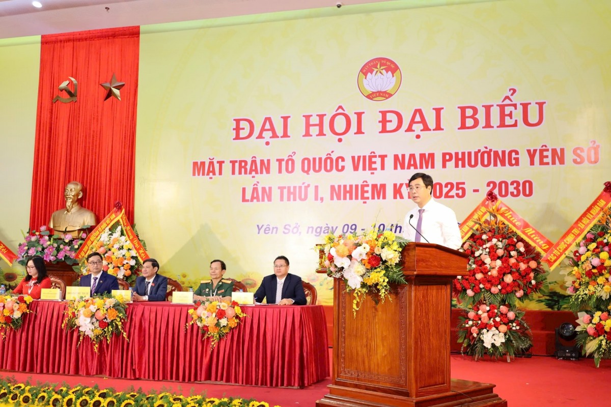 Tổ chức thành công Đại hội MTTQ Việt Nam phường Yên Sở