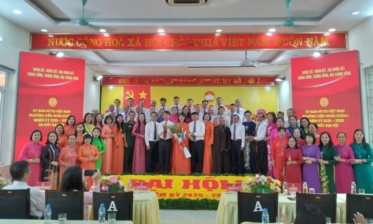 Ủy ban MTTQ phường Kiến Hưng: Tổ chức thành công Đại hội đại biểu lần thứ nhất