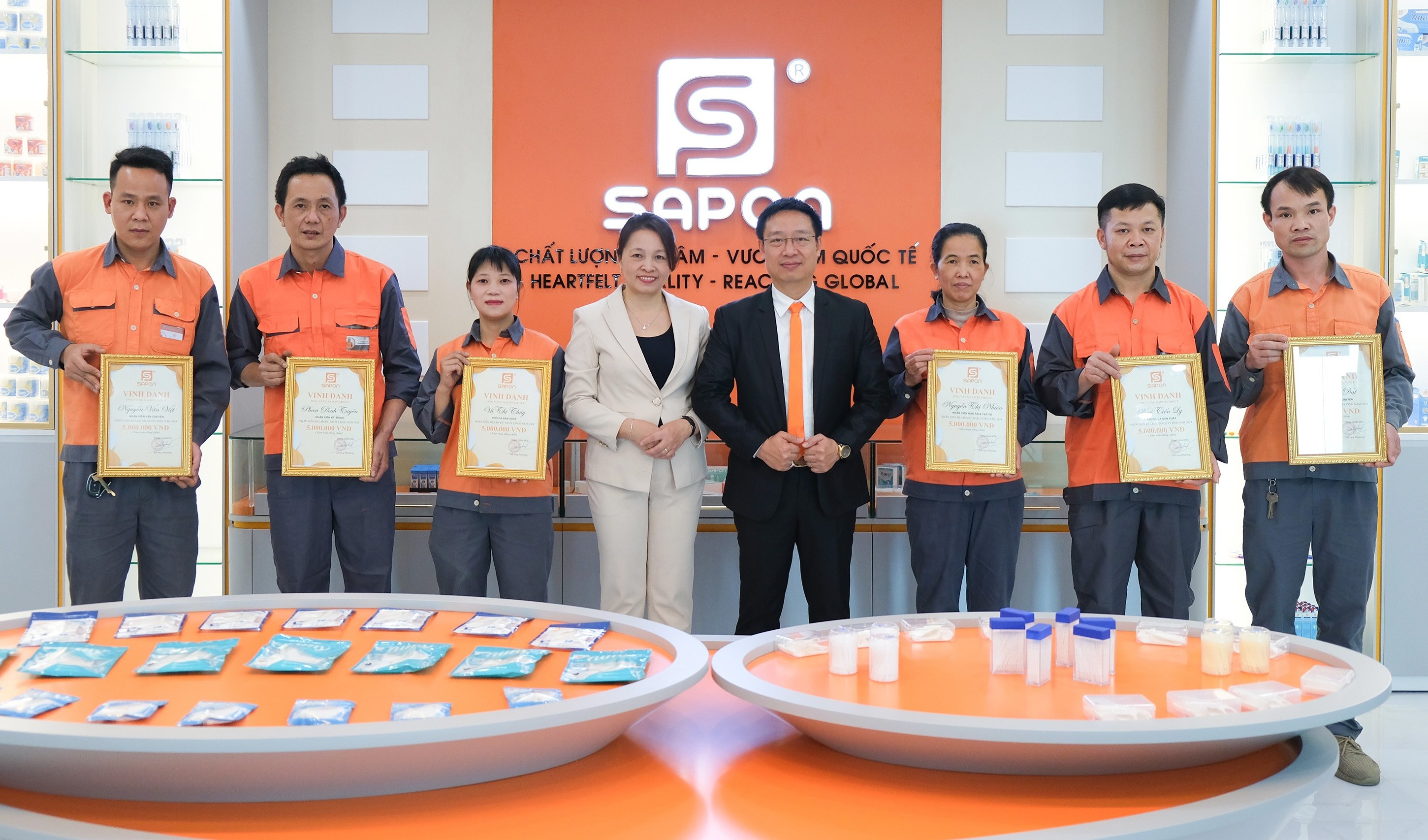 Công ty TNHH Tập đoàn Sapon: Gắn kết người lao động, nâng tầm thương hiệu