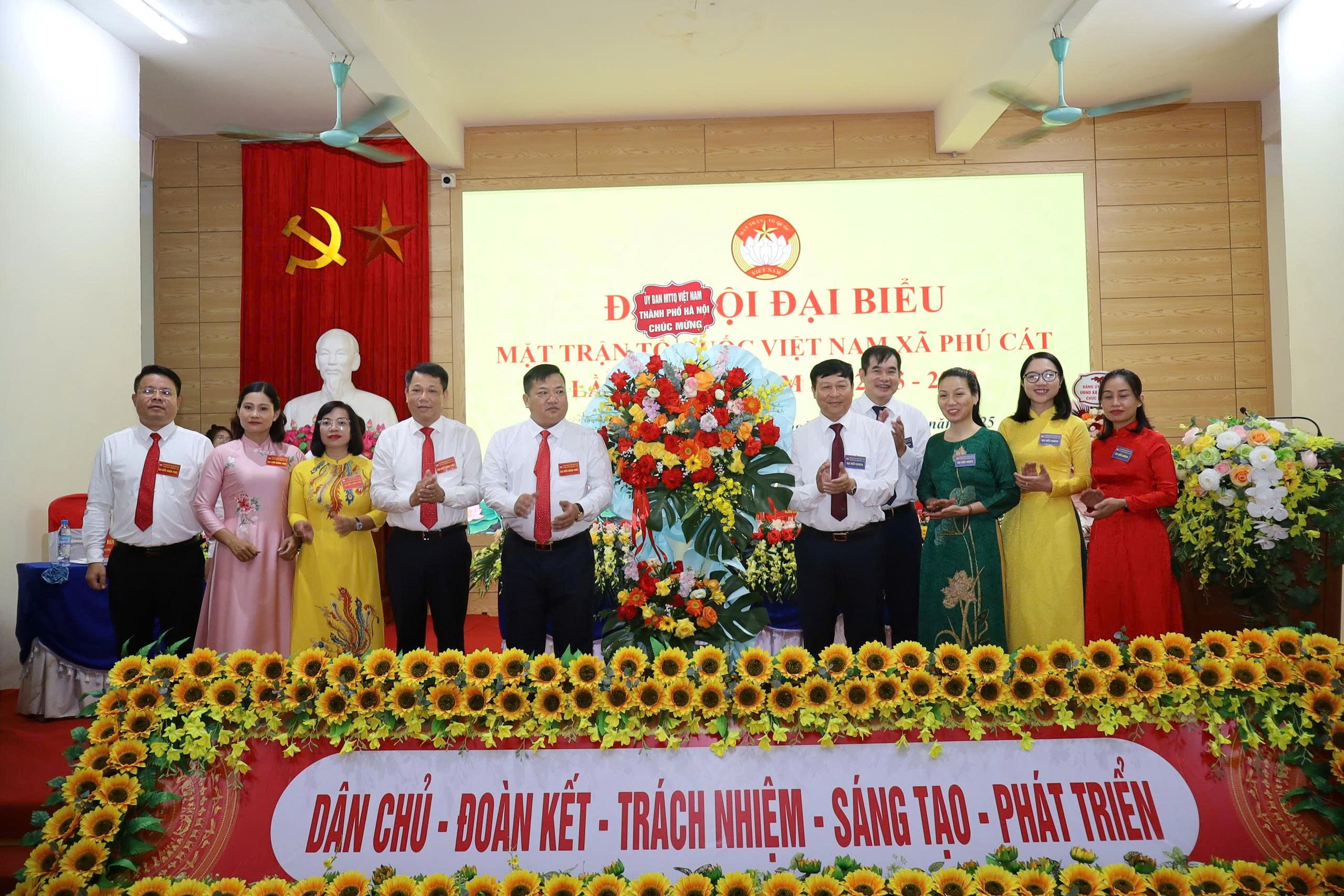 Xã Phú Cát tổ chức thành công Đại hội Mặt trận Tổ quốc lần thứ I