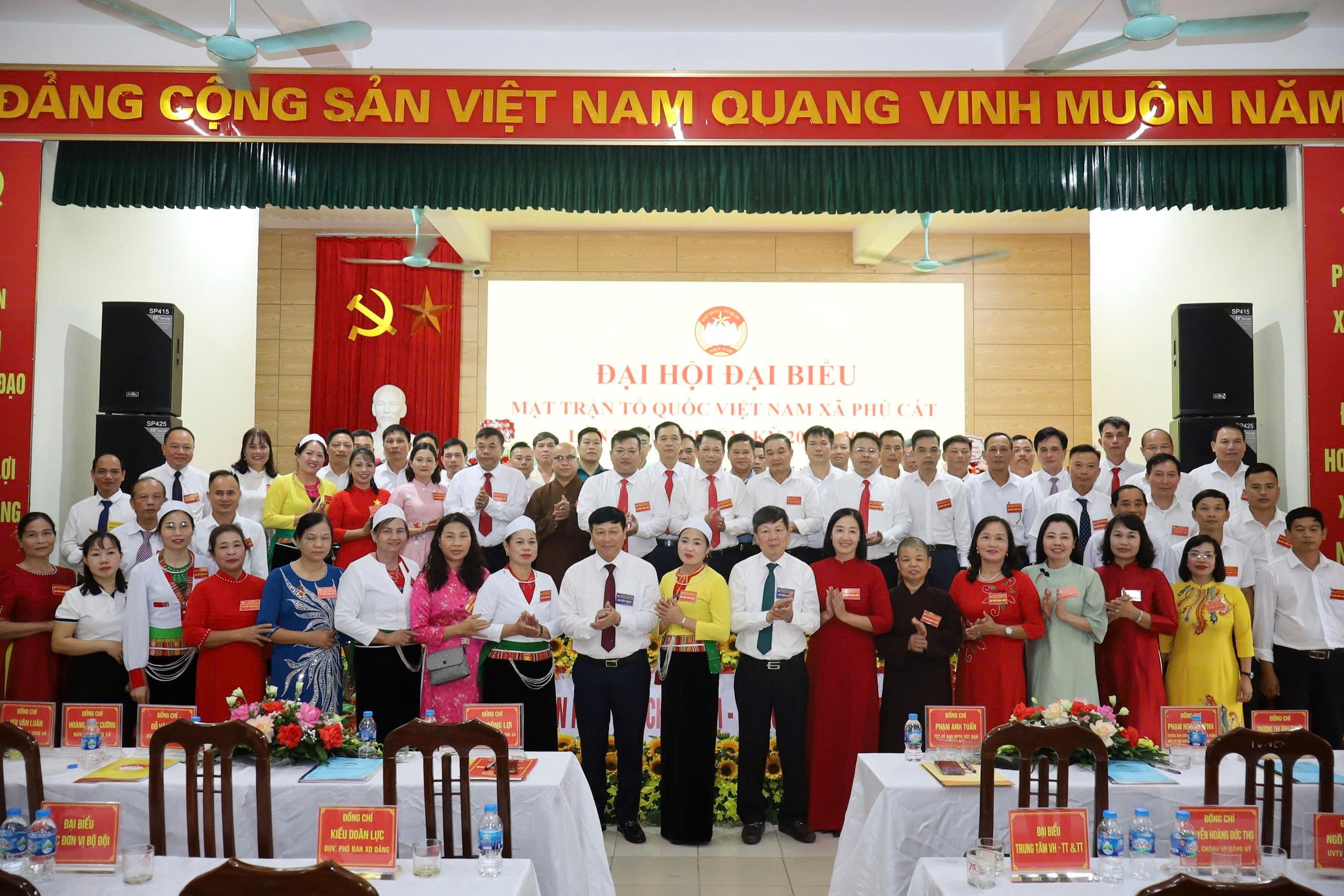 Xã Phú Cát tổ chức thành công Đại hội Mặt trận Tổ quốc lần thứ I