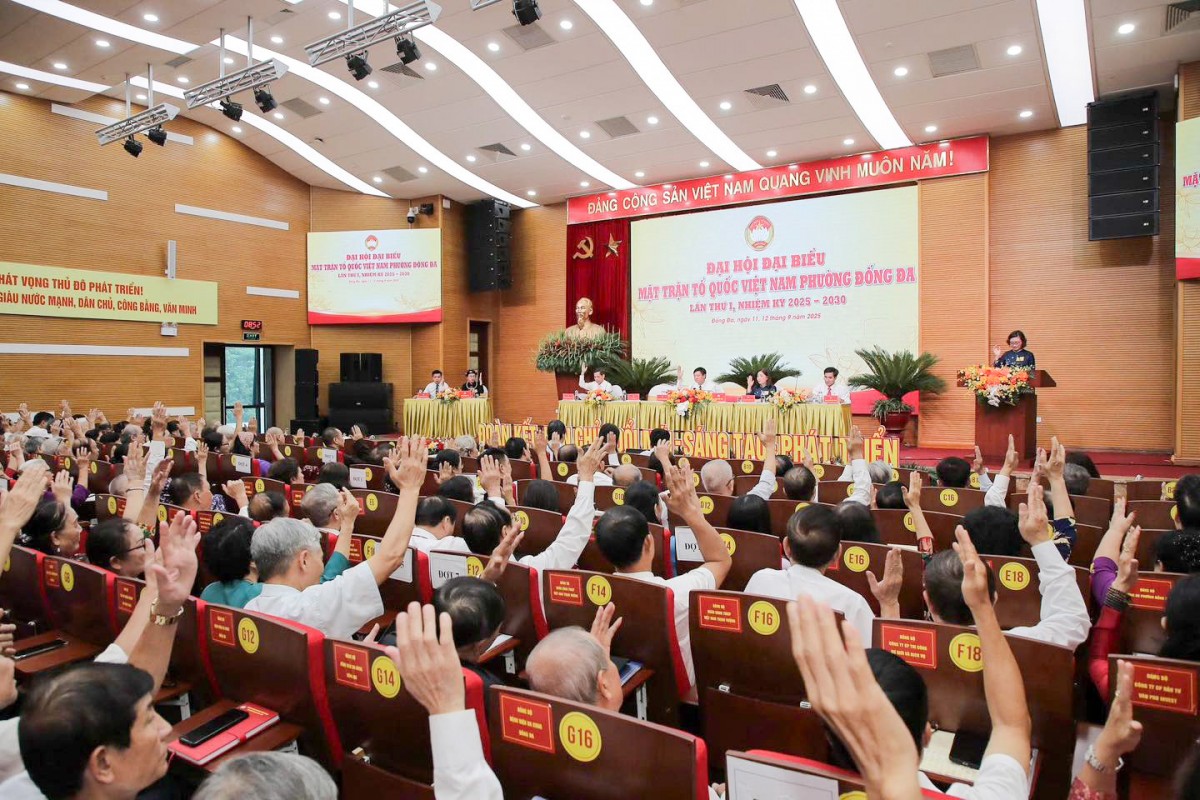 Khai mạc Đại hội MTTQ phường Đống Đa, nhiệm kỳ 2025-2030