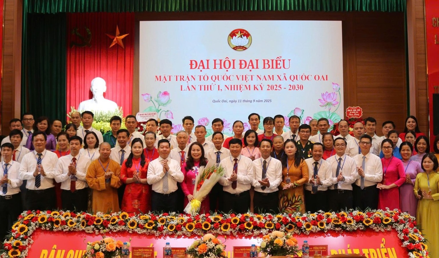 Bà Nguyễn Thị Thanh Loan tiếp tục làm Chủ tịch Ủy ban MTTQ Việt Nam xã Quốc Oai