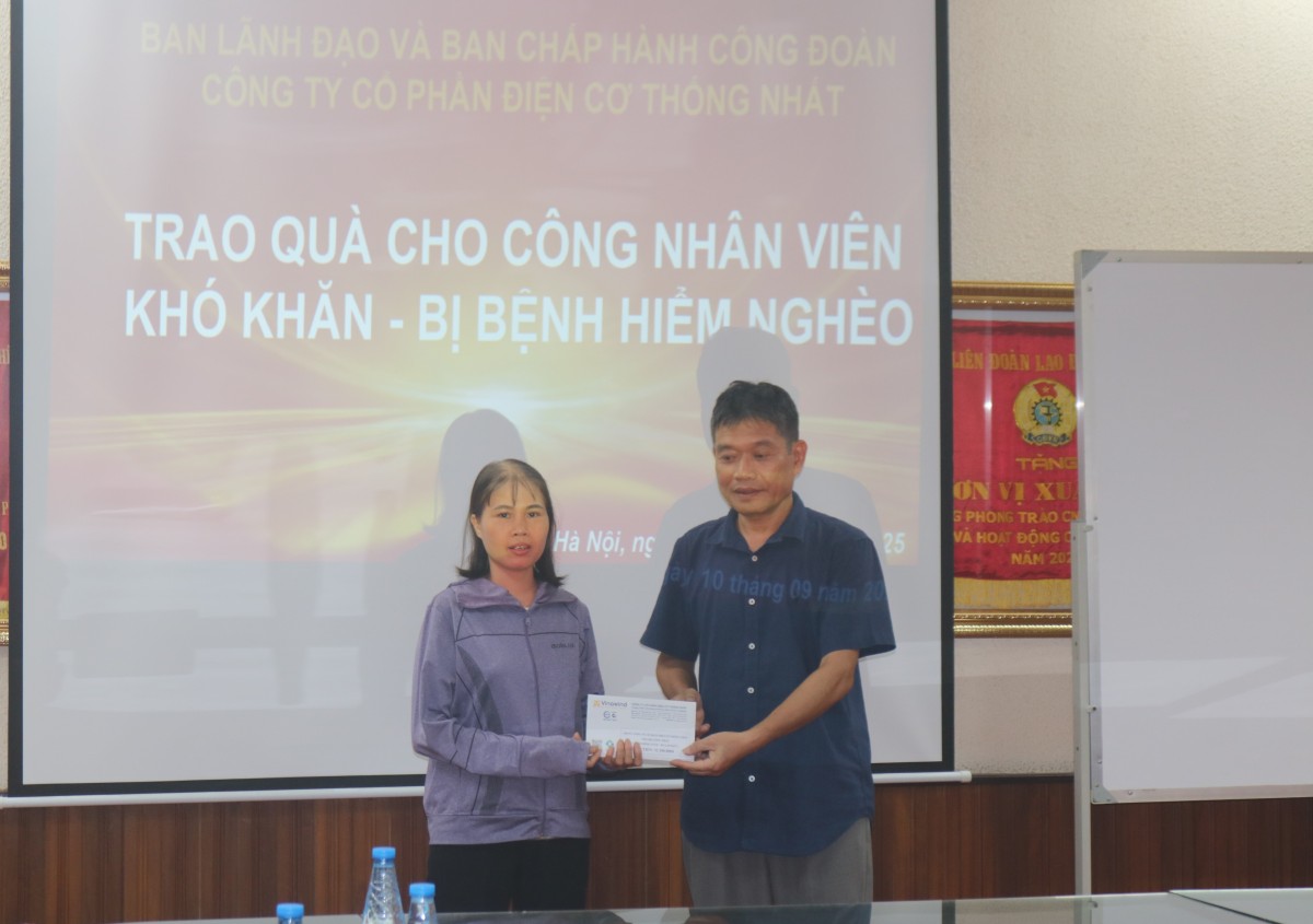 Công ty CP Điện Cơ Thống Nhất: Lan tỏa tinh thần “tương thân tương ái”